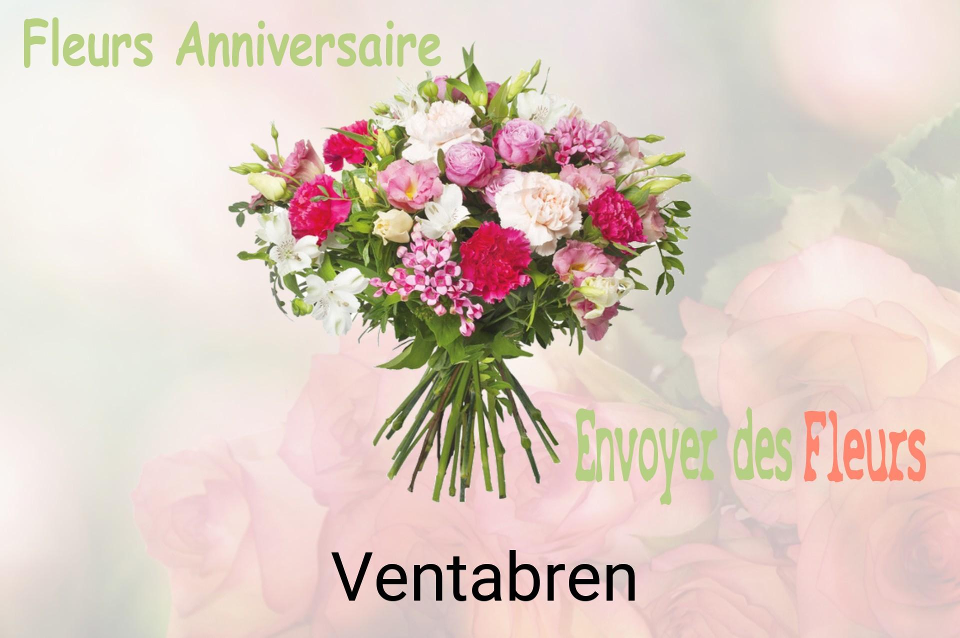 Bouquet de fleurs d’anniversaire livré à Ventabren